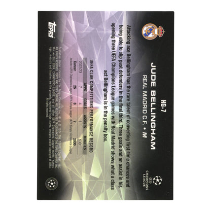 Jude Bellingham 2024 Topps Chrome Hidden Gems #HG-7