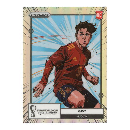 Gavi 2022 Prizm FIFA World Cup Qatar Manga Rookie RC #19