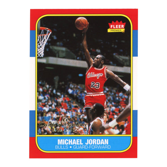 Michael Jordan 1996 Fleer Premier Decade of Excellence #4