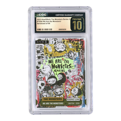 Set of 18 Labubu 2024 How2work The Monster Series 2 CGC