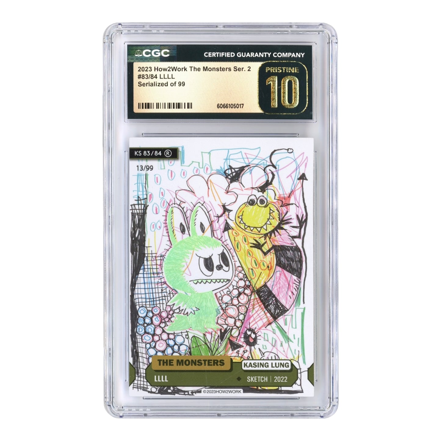 Set of 18 Labubu 2024 How2work The Monster Series 2 CGC
