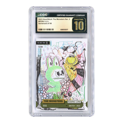 Set of 18 Labubu 2024 How2work The Monster Series 2 CGC
