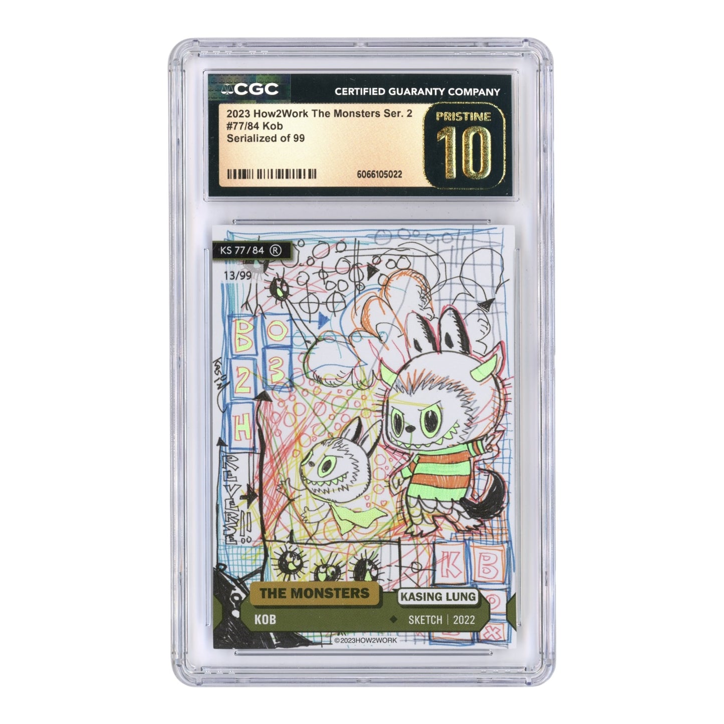 Set of 18 Labubu 2024 How2work The Monster Series 2 CGC