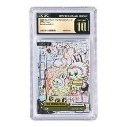 Set of 18 Labubu 2024 How2work The Monster Series 2 CGC