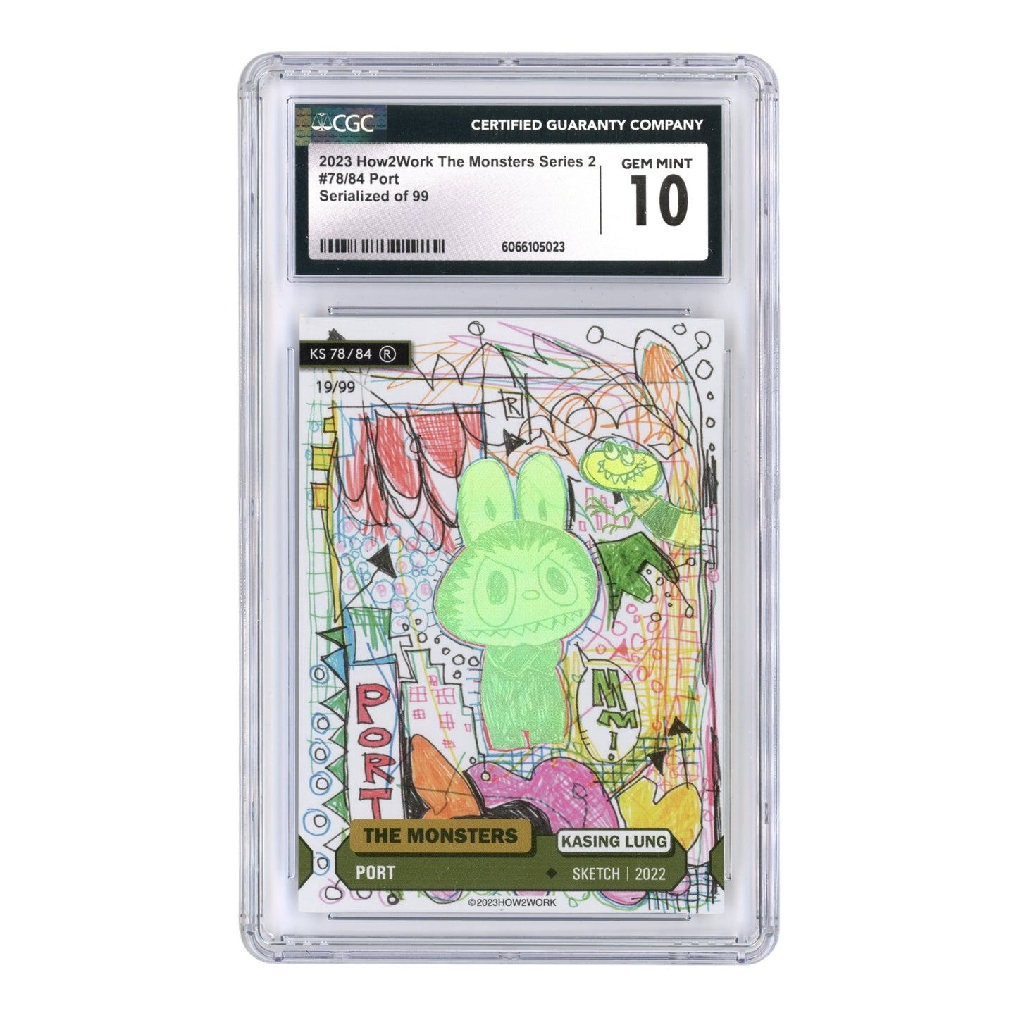 Set of 18 Labubu 2024 How2work The Monster Series 2 CGC