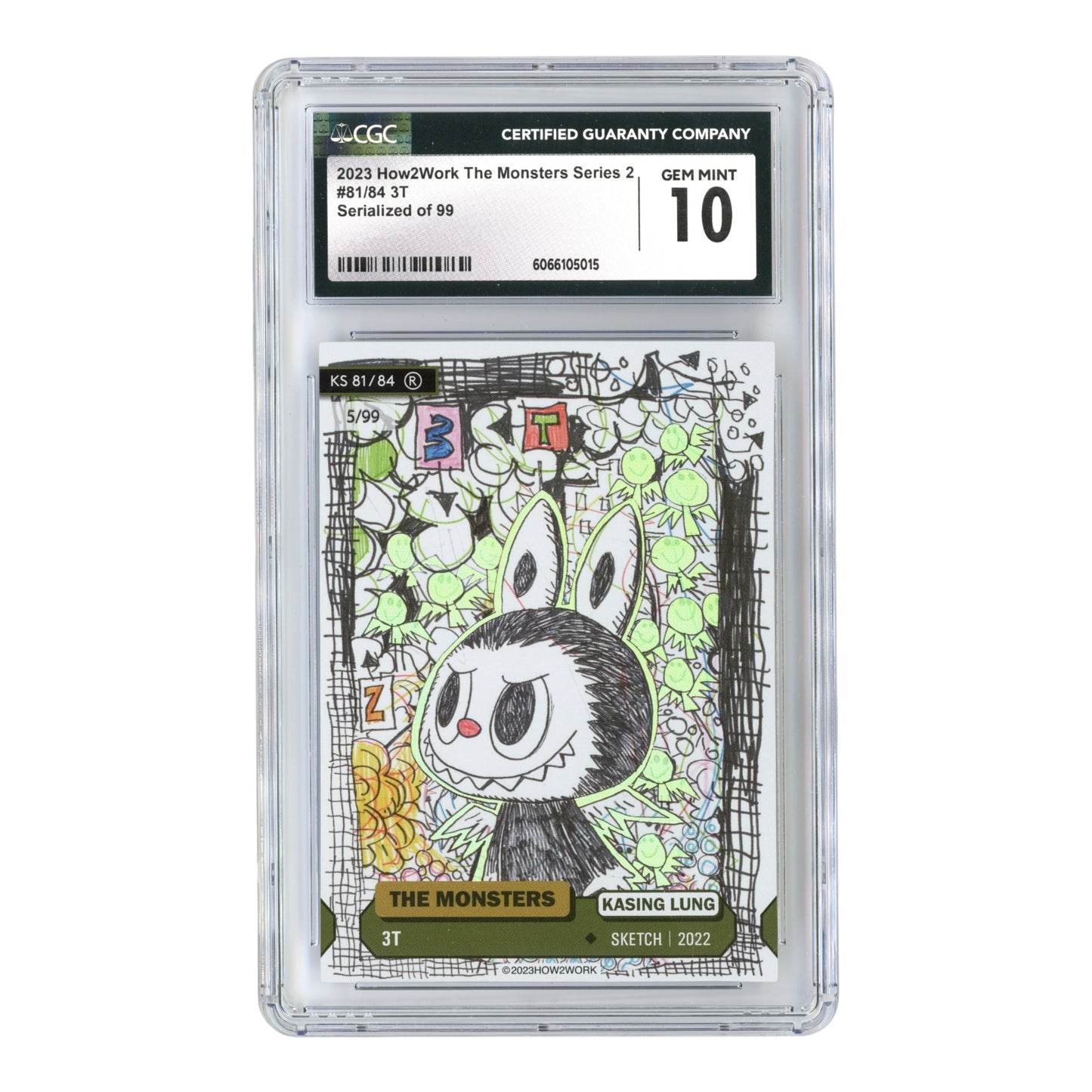 Set of 18 Labubu 2024 How2work The Monster Series 2 CGC