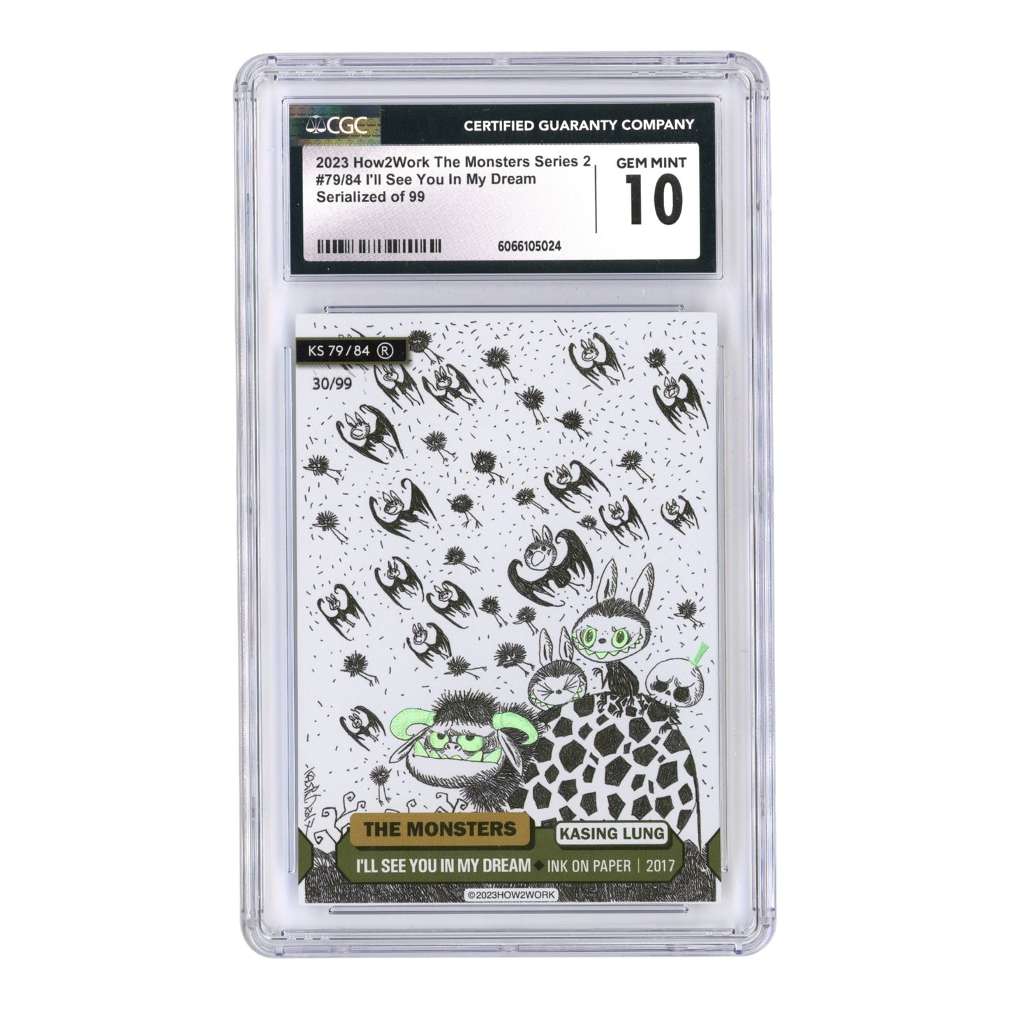 Set of 18 Labubu 2024 How2work The Monster Series 2 CGC