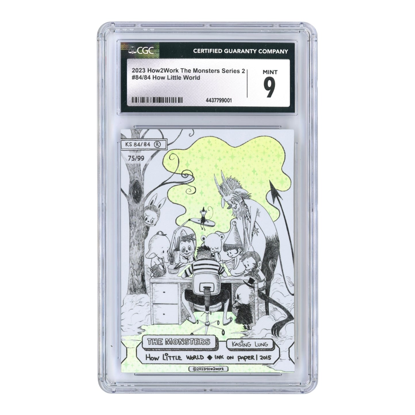 Set of 18 Labubu 2024 How2work The Monster Series 2 CGC