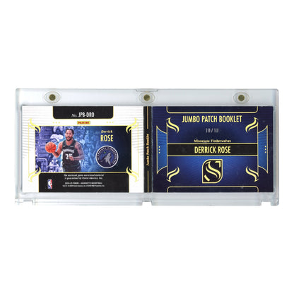 Derrick Rose 2024-25 Silhouette Jumbo Patch Booklet 10/10 #JPB-DRO