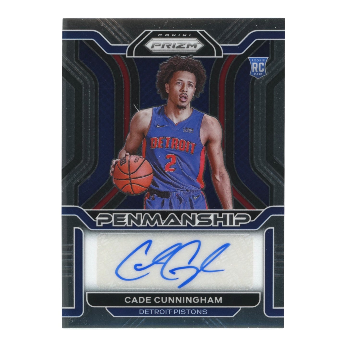 Cade Cunningham 2021-22 Prizm Penmanship Auto Rookie RC #RP-CCA