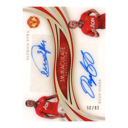 Patrice Erva/Ryan Giggs 2020 Immaculate Dual Auto 16/35 #D-EG