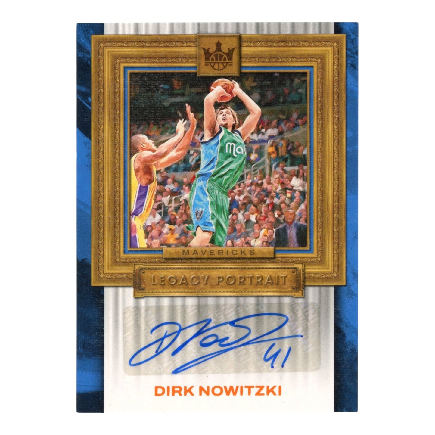 Dirk Nowitzki 2023-24 Court Kings Legacy Portrait Auto 46/49 #LP-DND