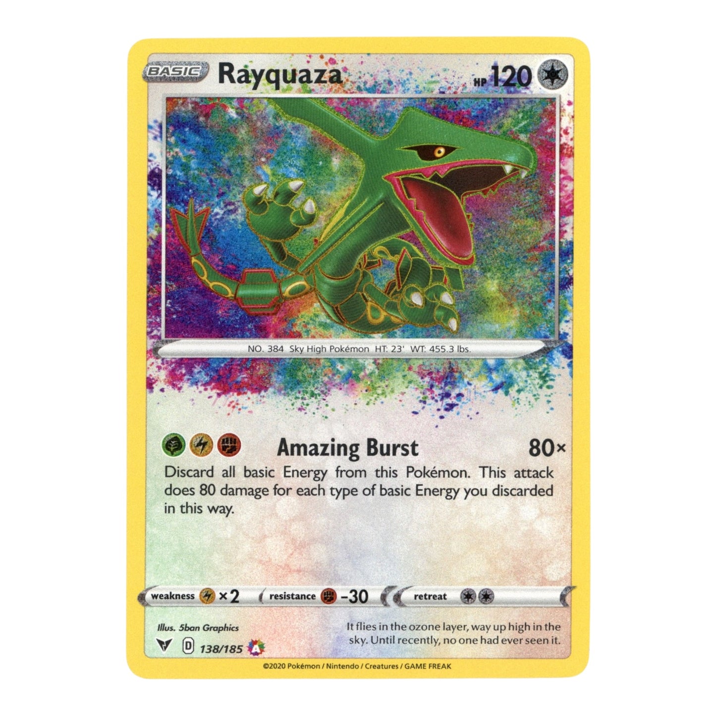 Rayquaza 2020 Pokemon English S3a #056