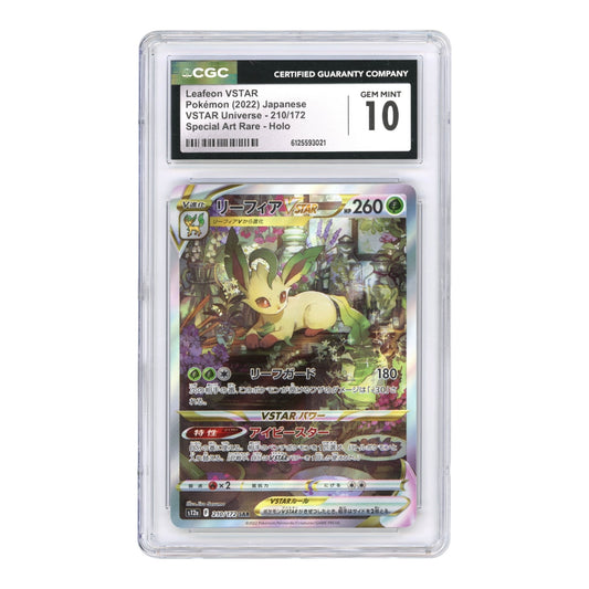 Leafeon 2022 Pokemon Japanese S12a Special Art Rare #210 SAR CGC 10