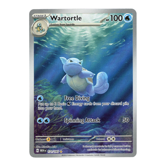 Wartortle 2023 Pokemon English 151 Full Art Holo #171