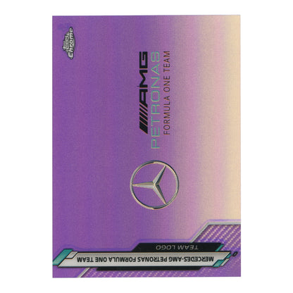 Mercedes AMG Team Logo 2020 Topps Chrome Formula 1 F1 096/399 #112