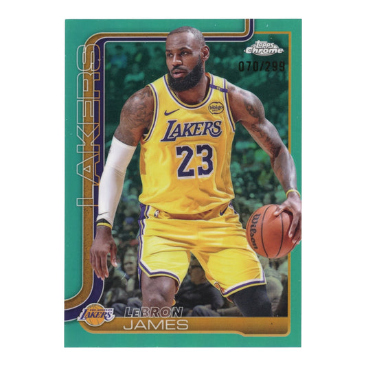 Lebron James 2025 Topps Chrome 070/299 #127