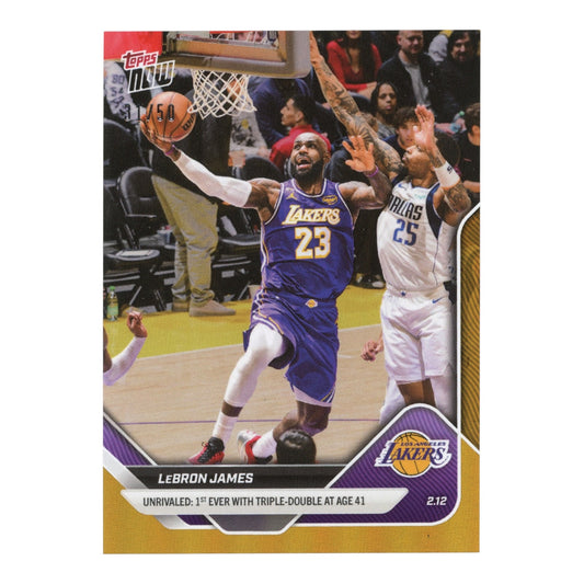 Lebron James 2026 Topps NOW 31/50 #172