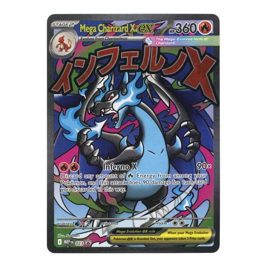 Mega Charizard X ex 2025 Pokemon English Inferno X Promo #023
