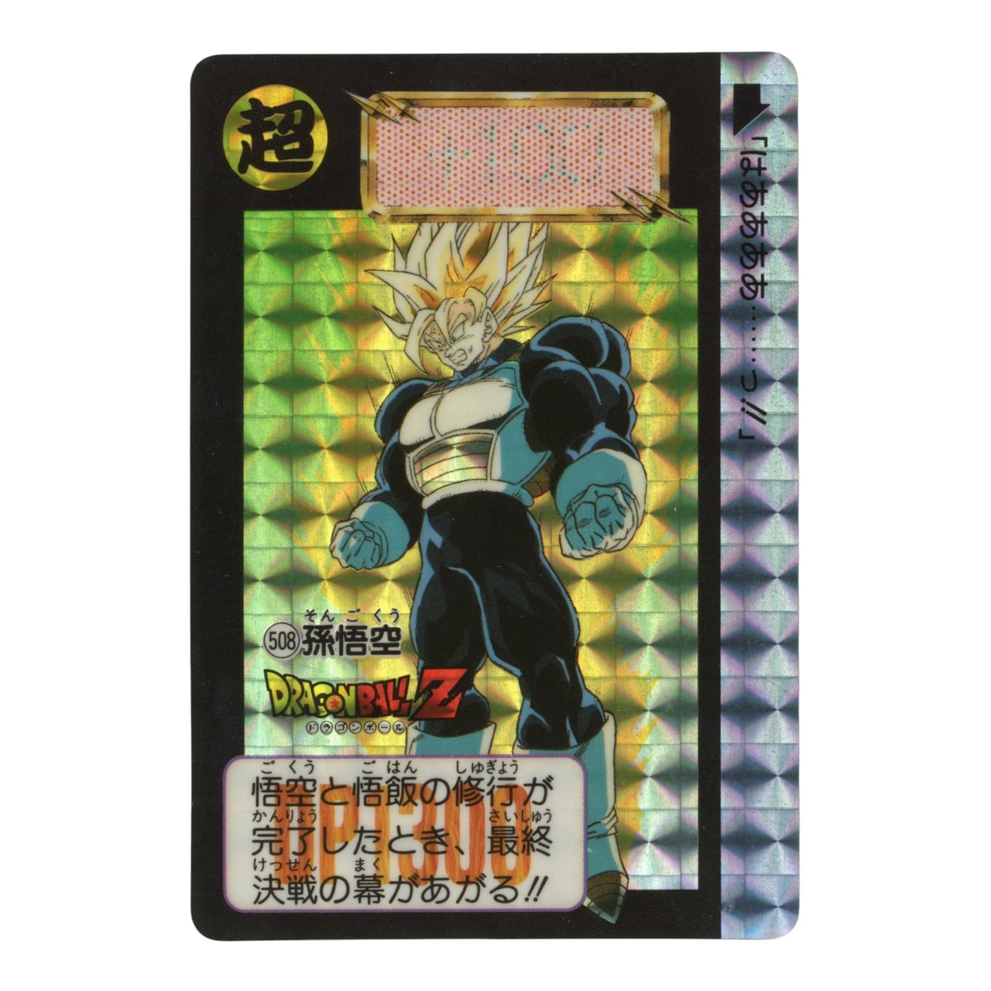 Son Goku 1992 Dragon Ball Carddass #508