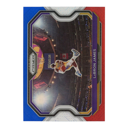 Lebron James 2020-21 Prizm Red Blue White #1