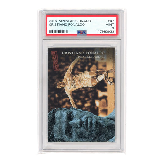 Cristiano Ronaldo 2016 Panini Aficionado #47 PSA 9