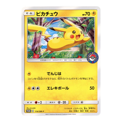 Pikachu 2017 Pokemon Japanese Pokemon Center Promo #114
