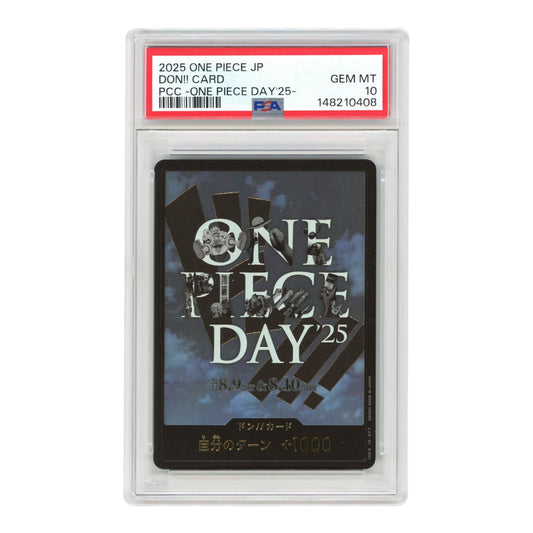 Don!! Card 2025 One Piece Japanese One Piece Day'25 Promo PSA 10