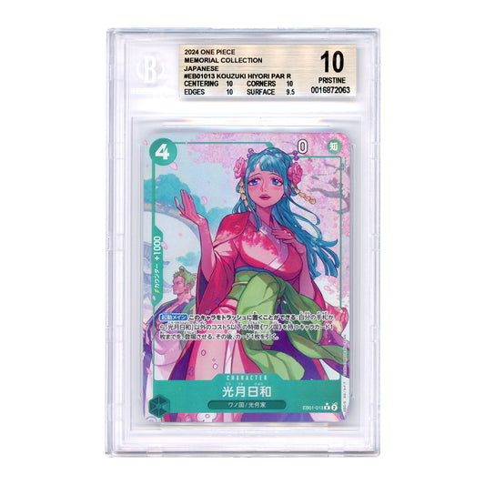 Kouzuki Hiyori 2024 One Piece Japanese EB01 #013 BGS Pristine 10