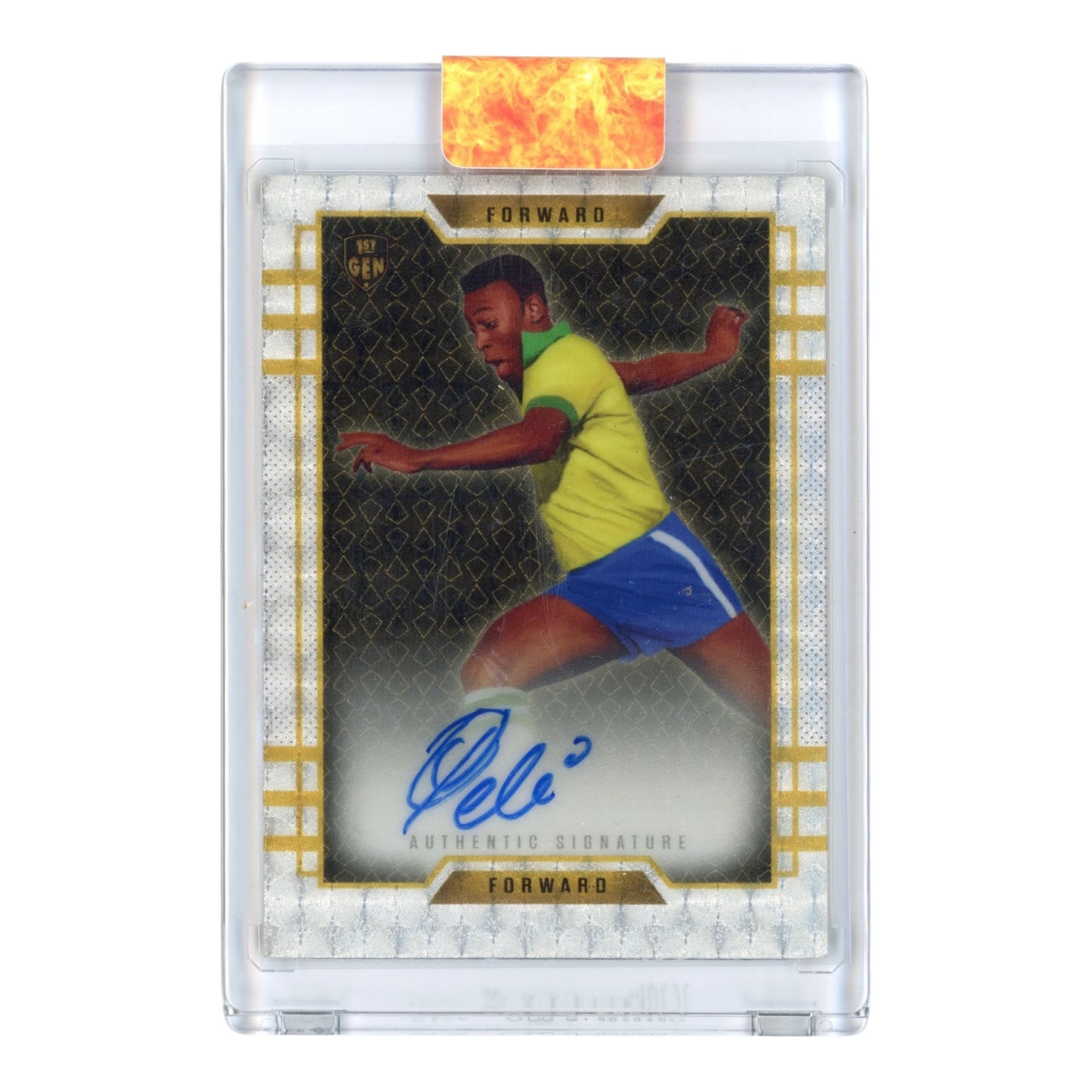 Pele 2022 Super Soccer Collection 1/1 Auto #GLOW-PELE3