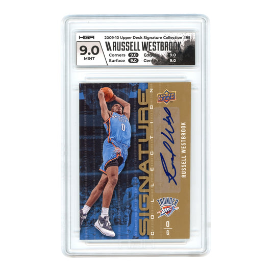 Russell Westbrook 2009-10 Upper Deck Auto #95 HGA 9