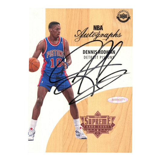 Dennis Rodman 2016-17 Upper Deck Supreme Hard Court Auto #A-RD
