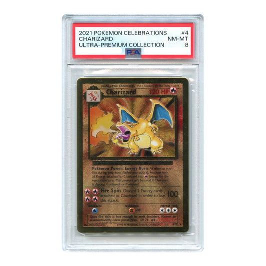 Charizard 2021 Pokemon English Celebrations Ultra Premium Collection #4 PSA 8