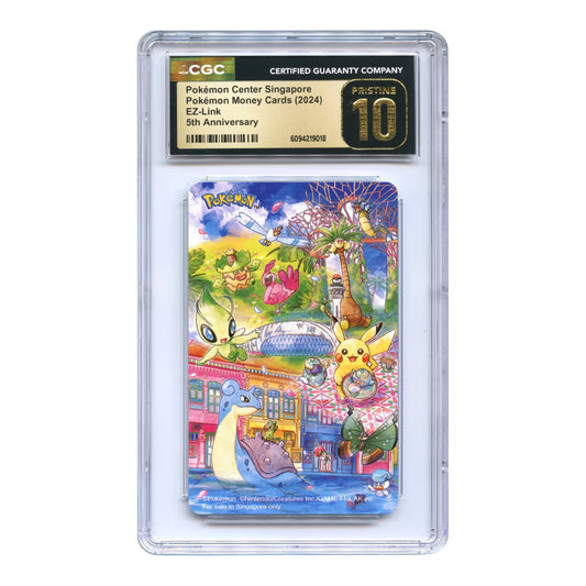 2024 Pokemon Center Singapore 5th Anniversary EZ-Link Money Card CGC P – Yamacardo