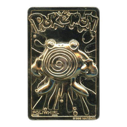 Polywhirl 1999 Pokemon 23K Gold-Plated Trading Card Limited Edition