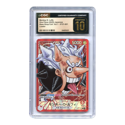Set of 6 2025 One Piece Japanese Base Shop Collection Vol.1 Leader CGC Pristine 10