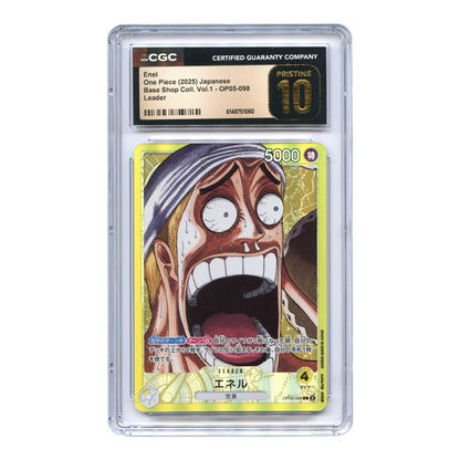 Set of 6 2025 One Piece Japanese Base Shop Collection Vol.1 Leader CGC Pristine 10