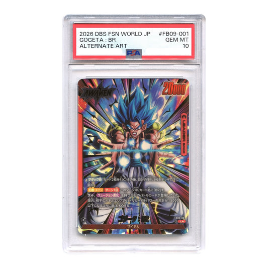 Gogeta:BR 2026 Dragon Ball Super Japanese Fusion World Alternate Art #FB09-001