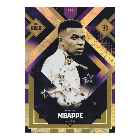 Kylian Mbappe 2026 Topps Gold Elite 04/50