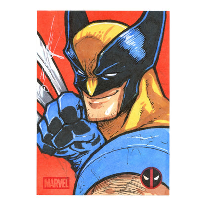 Wolverine 2025 Topps Chrome Marvel Deadpool & Wolverine Sketch Auto Card
