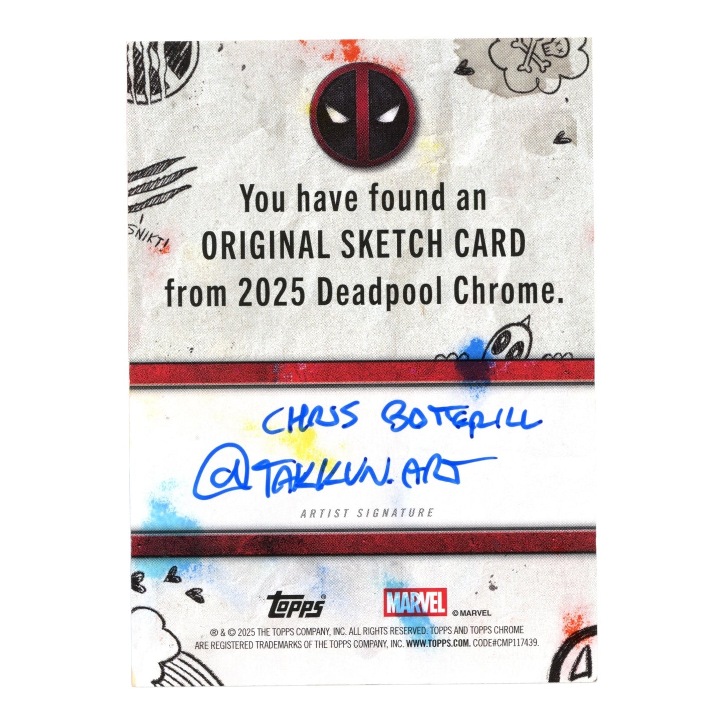 Wolverine 2025 Topps Chrome Marvel Deadpool & Wolverine Sketch Auto Card