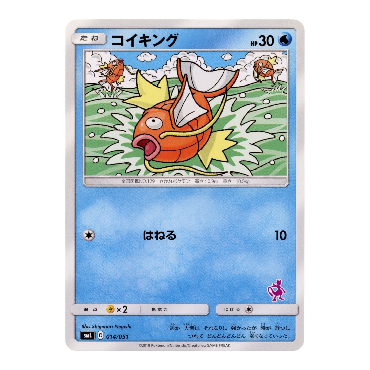 Magikarp 2019 Pokemon Japanese SmL #014