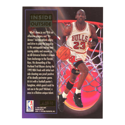 Michael Jordan 1994 Fleer Inside Outside #4