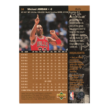 Michael Jordan 1996 Upper Deck #16