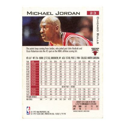 Michael Jordan 1997 Fleer #23