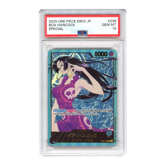 Boa Hancock 2025 One Piece Japanese Special EB02 #038 PSA 10
