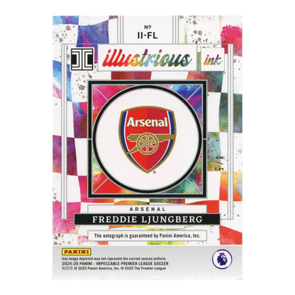 Freddie Ljungberg 2024-25 Panini Impeccable English Premier League EPL Illustrious Ink Auto #4/5 #II-FL