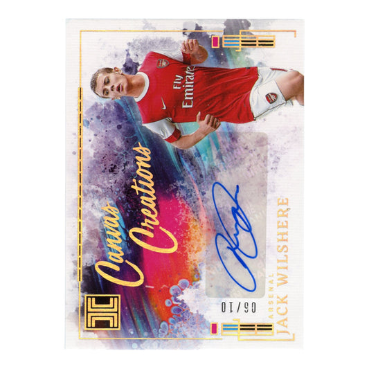 Jack Wilshere 2024-25 Panini Impeccable English Premier League EPL Carvas Creations Auto 06/10 #CC-JW