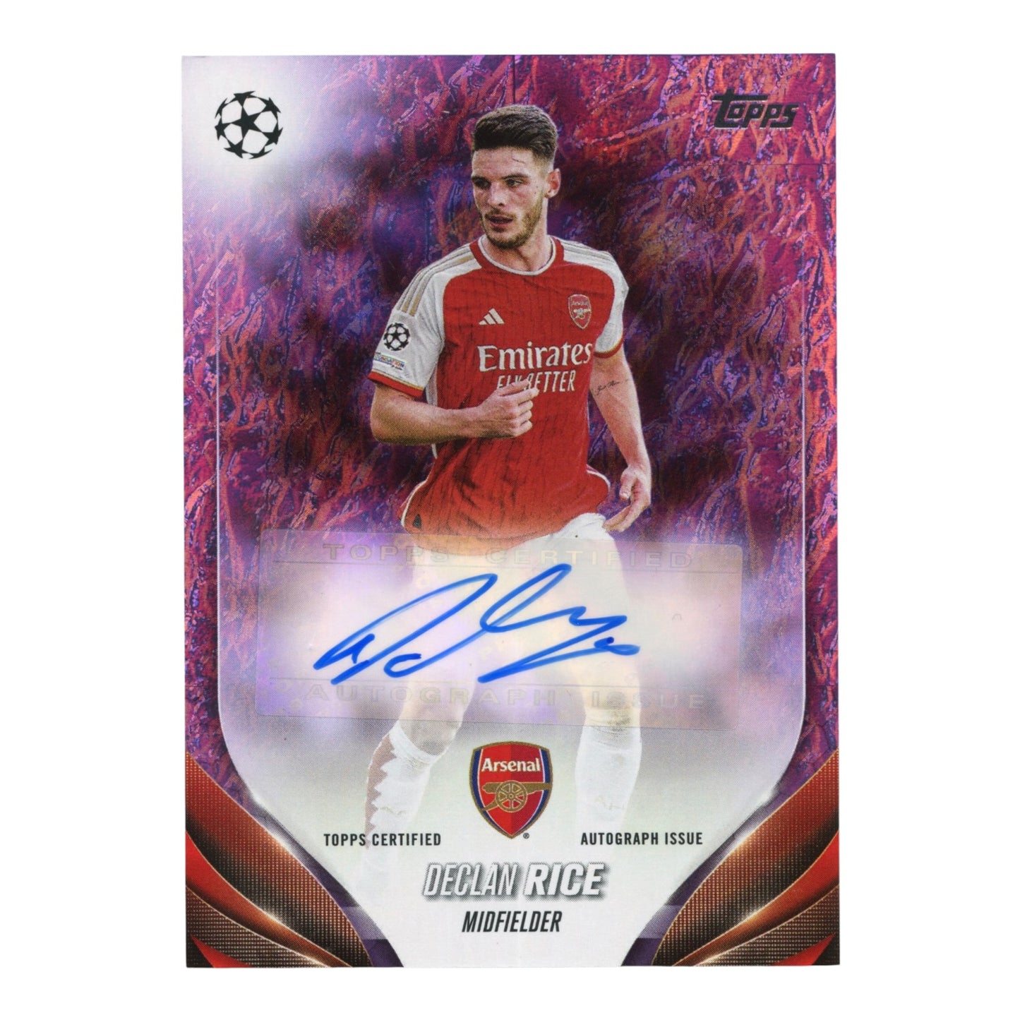 Declan Rice 2024 Topps UCC Auto 06/15 #A-DR