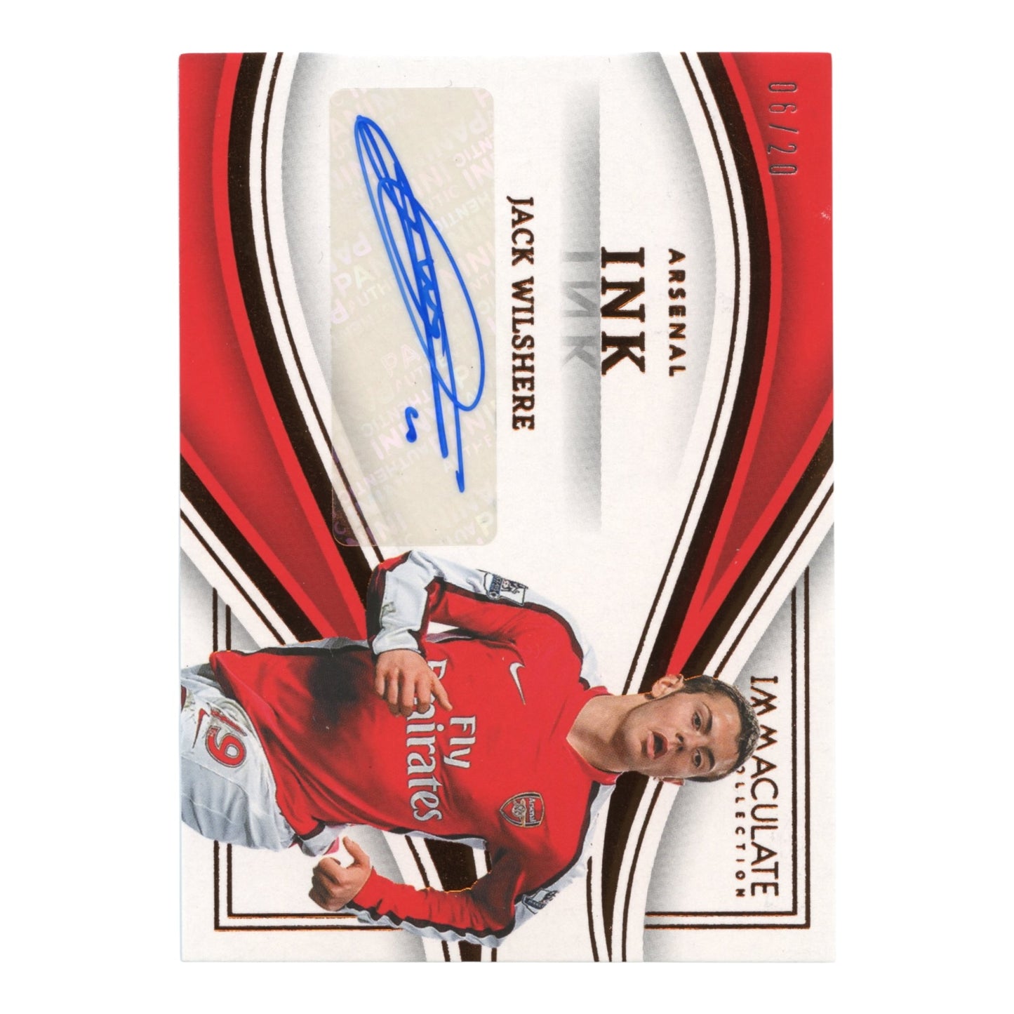 Jack Wilshere 2023-24 Panini Immaculate Soccer Ink Auto 06/20 #IK-JW